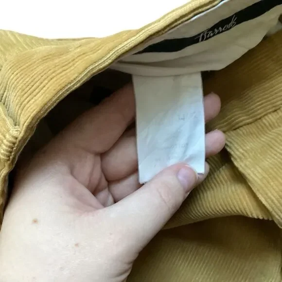 Harrods Men’s Corduroy Chino Pants Size 34x32 - Picture 13 of 13